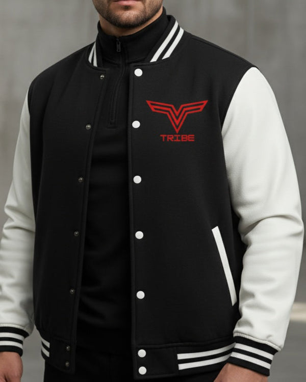 Black & White Baseball Jacket