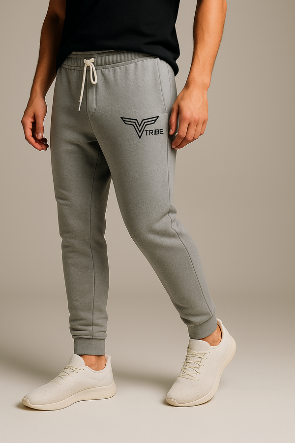 Men's H-Grey Cotton Fleece Trouser